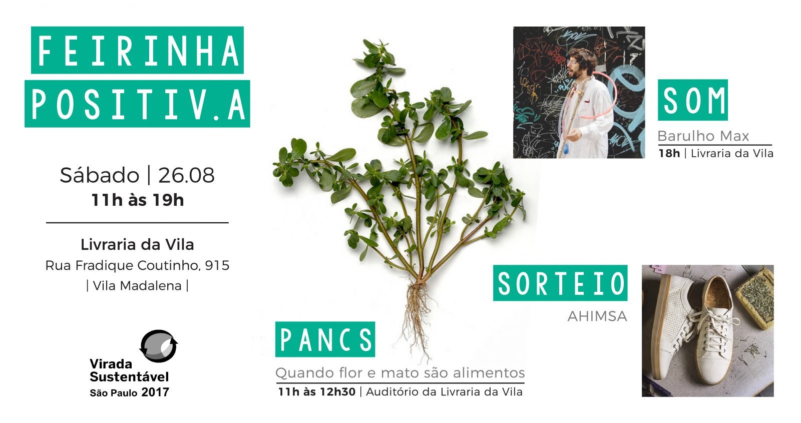 Feirinha Positiva produtos ecológicos e conscientes orgânicos e artesanais