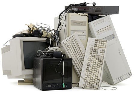 Produtos eletrônicos reciclados