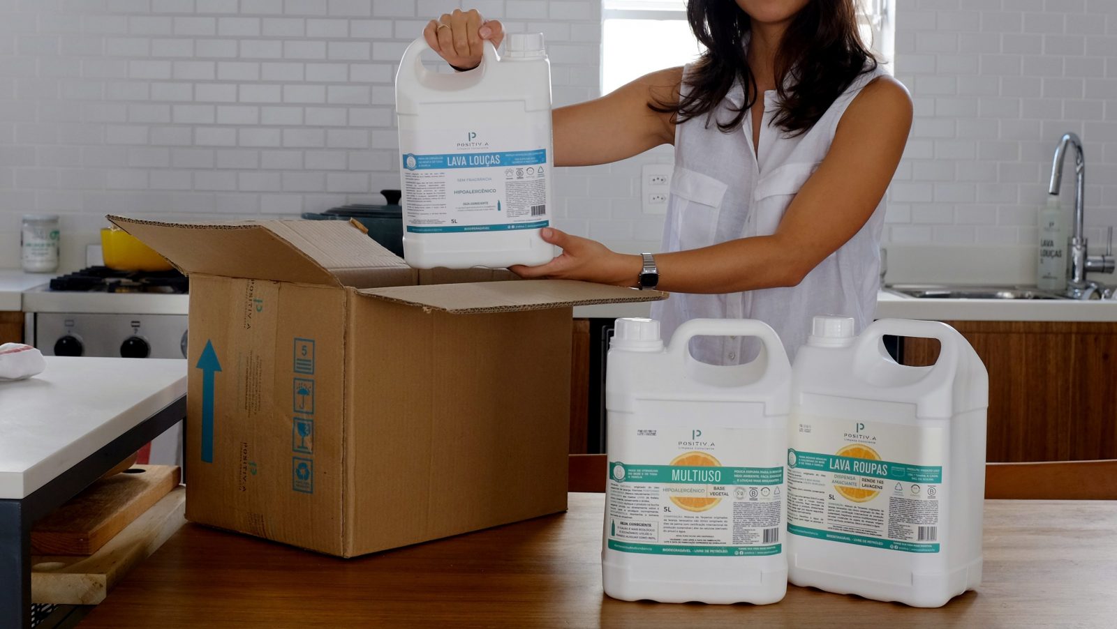 O que fazer com as embalagens dos nossos produtos?