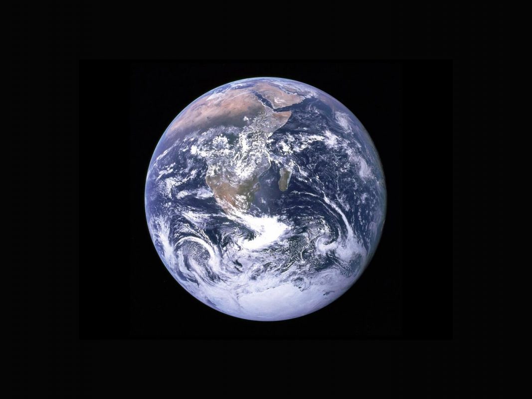Imagem do planeta Terra feita no Dia da Terra, pela Nasa