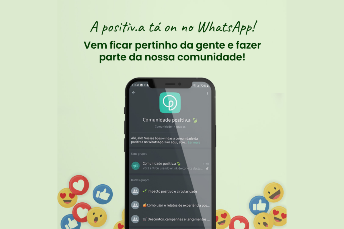 Comunidade positiv.a WhatsApp