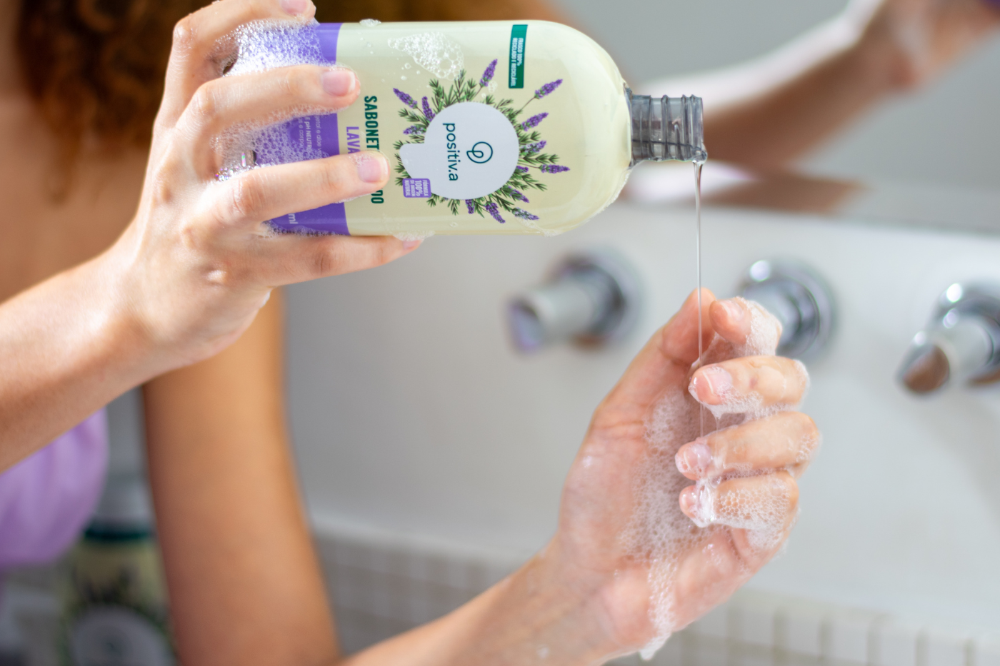 Sabonete Líquido natural para todos os tipos de pele